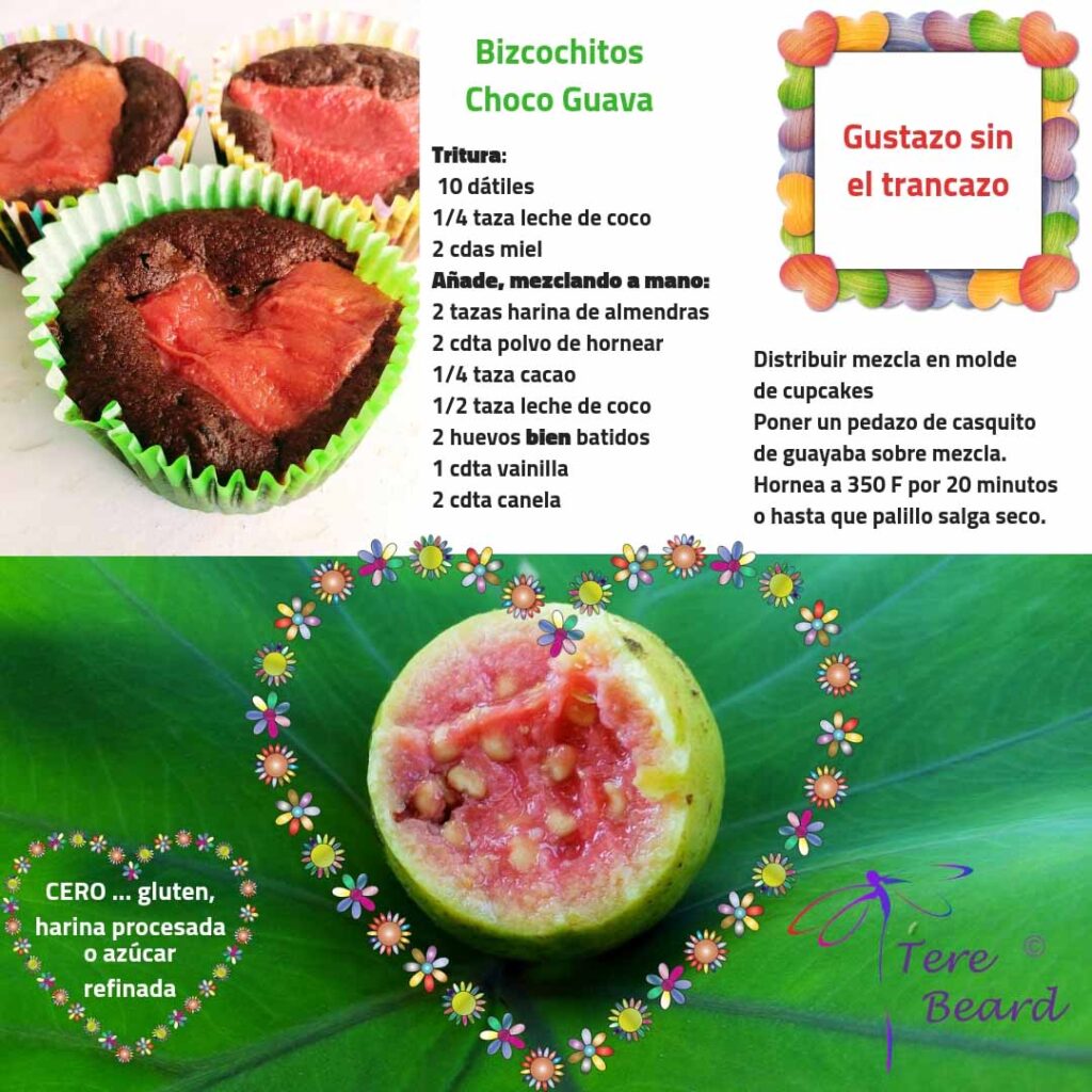 Receta Choco Guava Cupcackes